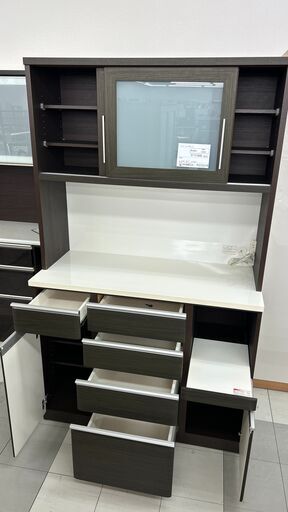 ★リユースのサカイ千葉中央店★ NITORI レンジボード ブラウン H201×D51×W120 クリーニング済み TC4596