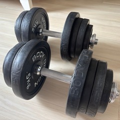 ダンベル25kg×2 アブローラ付きの画像