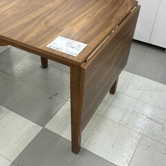 ★リユースのサカイ千葉中央店★  ダイニングテーブル ブラウン H75×D75×W75-120 クリーニング済み TC4601の画像