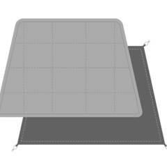 snow peak エントリー2ルーム エルフィールド マットシートセットの画像