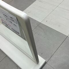 ★リユースのサカイ千葉中央店★  鏡 ホワイト H52×D16×W68 クリーニング済み TC4605の画像