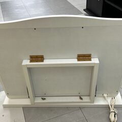 ★リユースのサカイ千葉中央店★  鏡 ホワイト H52×D16×W68 クリーニング済み TC4605の画像