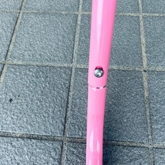 ダバダ 子供用 鉄棒 簡易組み立て 50kgまで ピンク　の画像