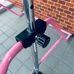 ダバダ 子供用 鉄棒 簡易組み立て 50kgまで ピンク　の画像