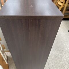 ★リユースのサカイ高崎店★TJ12848  棚 ダークブラウン H92.5×D35×W88.5 クリーニング済みの画像