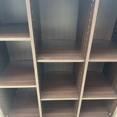 ★リユースのサカイ高崎店★TJ12848  棚 ダークブラウン H92.5×D35×W88.5 クリーニング済みの画像