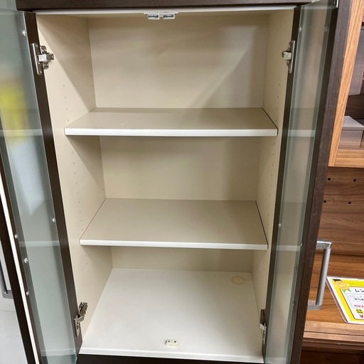 食器棚！レール滑り難あり特価！