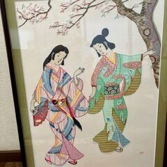 大きな額　戸塚刺繍の画像