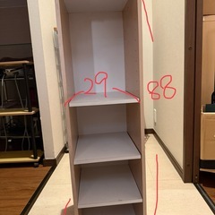 4段収納ラックの画像