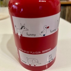 SHINJI KATOHデザインのかわいいウォーターボトル☆未使用の画像
