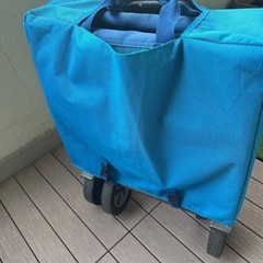 キャリーカート　ブルーの画像