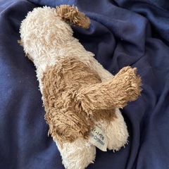 犬のぬいぐるみの画像