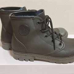 ワークマン 防水サファリシューズ 店舗限定黒S(24.5)の画像