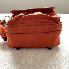 【極美品】 Kipling キプリング リュック ショルダー バッグ オレンジの画像