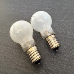 白熱電球（4個セット）口金：E17とE26の画像