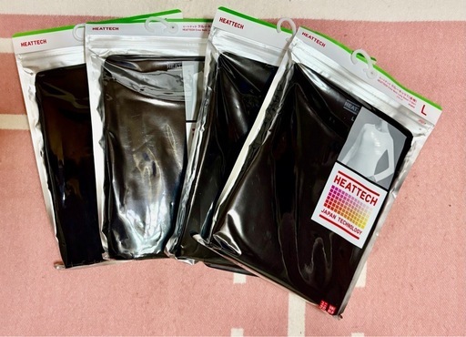 UNIQLO ヒートテック　クルーネックT(長袖) 4点セット