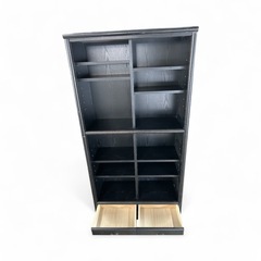 木製ラック 黒色の画像