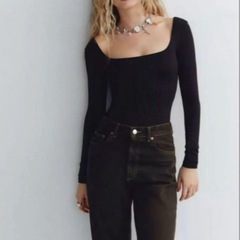ZARA チャームウォッチネックレスの画像