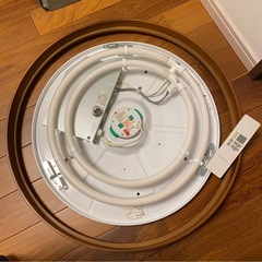 LED　調光 ウッド シーリングライト　　の画像