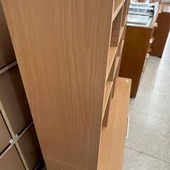 ★リユースのサカイ高崎店★TJ12853  棚 ライトブラウン H125.5×D40×W88.5 クリーニング済みの画像