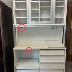 キッチンボード　食器棚　レンジ台　キッチン収納の画像