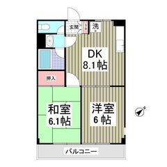 💕初期費用分割相談可🎵栗橋駅徒歩6分、駅チカで通勤通学に便利なお部屋💕敷金なし、礼金なし、仲介手数料なしで初期費用節🎶2の画像