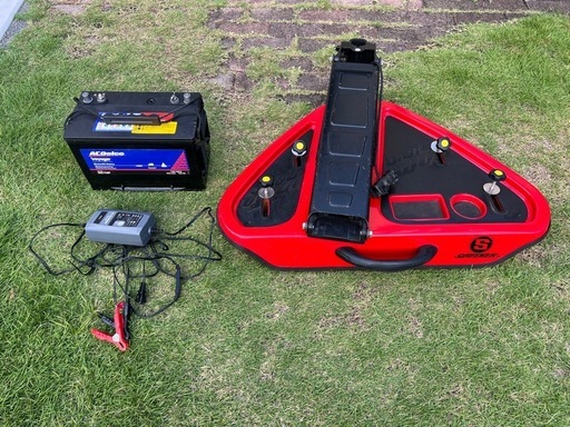 【購入者決定】ミンコタ　フットエレキ　バウデッキ+バッテリーセット　