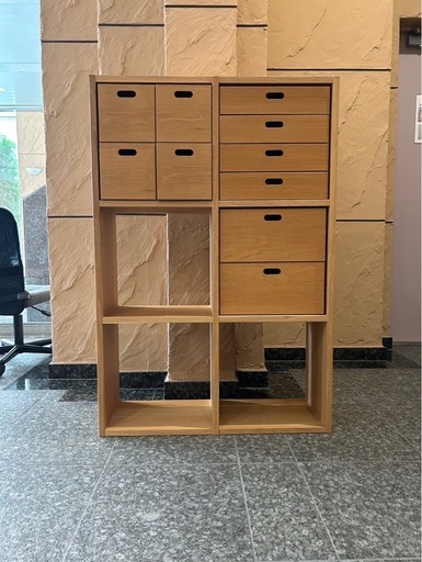 無印オープンシェルフ　天然木　ラック　シェルフ　棚　オープンラック