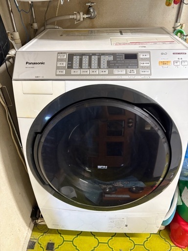 洗濯乾燥機　パナソニック Panasonic NA-VX3300L-W ドラム式洗濯乾燥機（9.0kg）