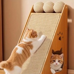 猫用遊具・給餌器・3点セットの画像