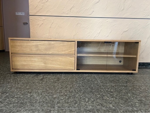 無印良品　ローボード　テレビボード　オーク材　木製テレビ台
