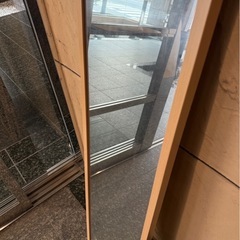 コーナン　木製スタンドミラー　自立ミラー　鏡の画像