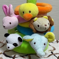 子供　おもちゃ　わなげ　ふわふわの画像