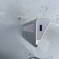 intpw 10ポート USBハブ シルバーの画像