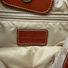 【美品】LAUREN RALPH LAUREN トートバッグ レザーの画像