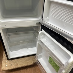 ⭐︎ドリーム荒牧店⭐︎ジモティー割引有⭐︎【クリーニング済み】コンフィー　2ドア冷蔵庫　RCT90BL 2023年製の画像