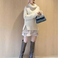 スナイデル　スクエアロングブーツ