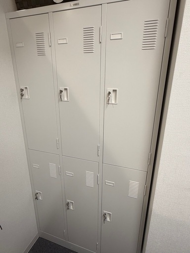 9月20日まで！NAIKI製の6人用鍵付きロッカー