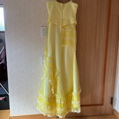 ドレス　黄色の画像