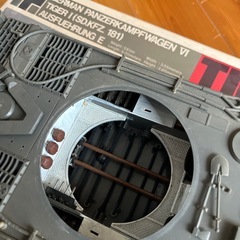 1/25 TIGER 1 戦車プラモデル中古ジャンク品の画像