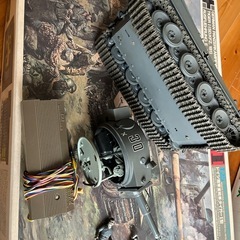 1/25 TIGER 1 戦車プラモデル中古ジャンク品の画像