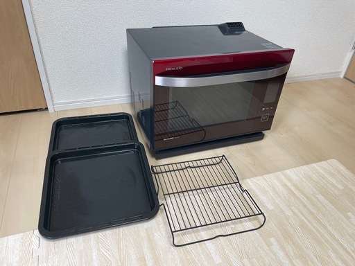 SHARP 電子レンジ　ウォーターオーブン ヘルシオ AX-PX2-R