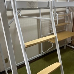 スチールハイベット+棚付きディスク(ニトリ
)の画像