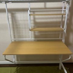 スチールハイベット+棚付きディスク(ニトリ
)の画像