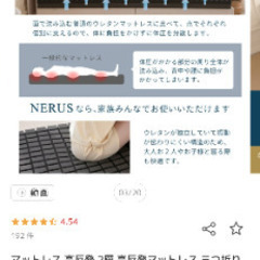 NERUS ダブルサイズ マットレスの画像