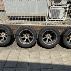 
タイヤスタンド２本17インチホイール　　の画像