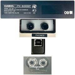 【美品】CASIO 電子ピアノ PX-830BP【無料配送可能】の画像