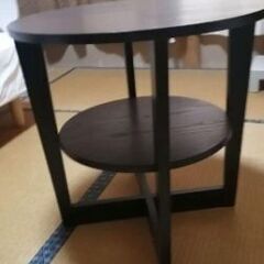 イケア　丸テーブル　カフェテーブル　サイドテーブルの画像