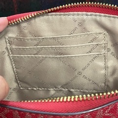 マイケルコース ポシェット　MICHAEL KORS レッド　レディースの画像