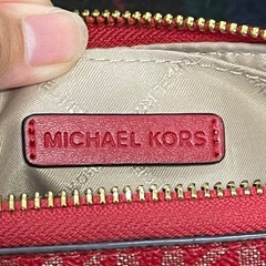 マイケルコース ポシェット　MICHAEL KORS レッド　レディースの画像